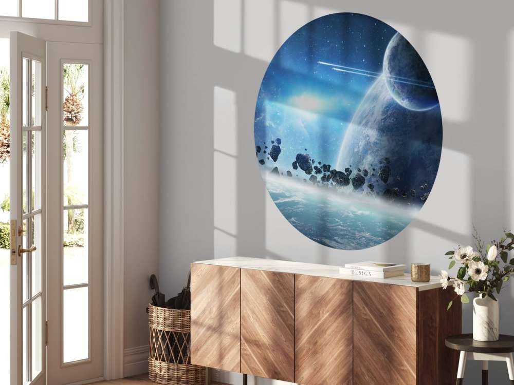 Lever de soleil dans l'espace