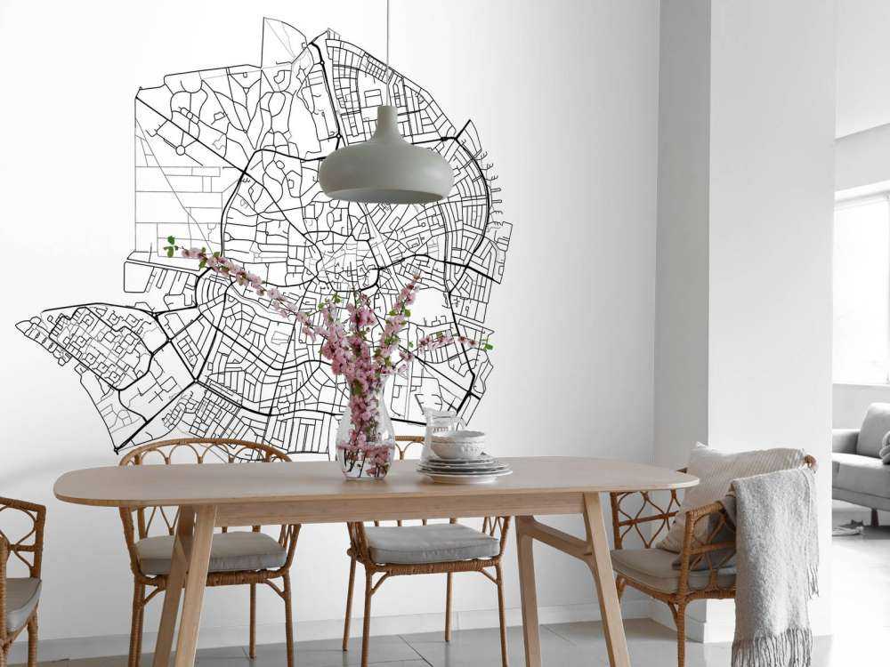 Carte de Hilversum, blanc