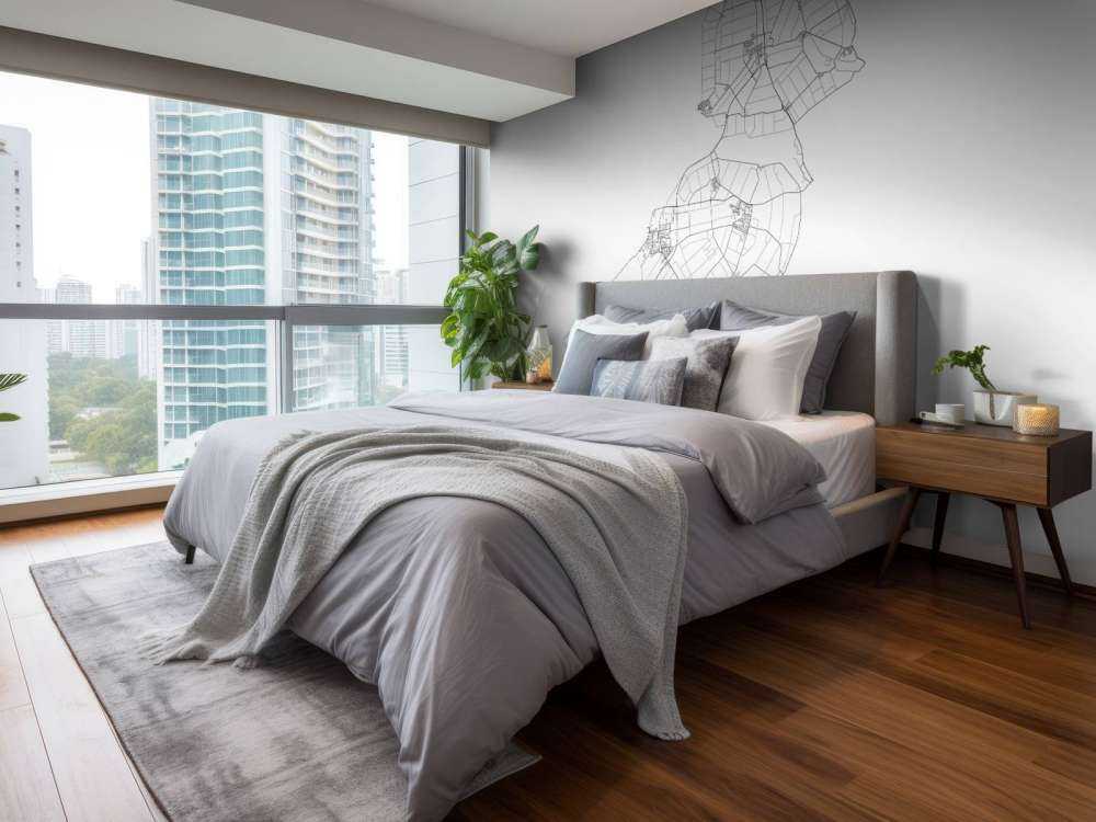 Carte du Flevoland, blanc