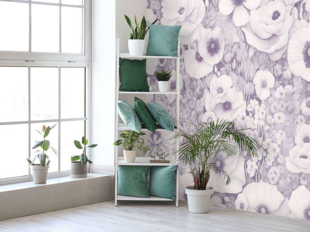 Conte de coquelicot monochrome rose