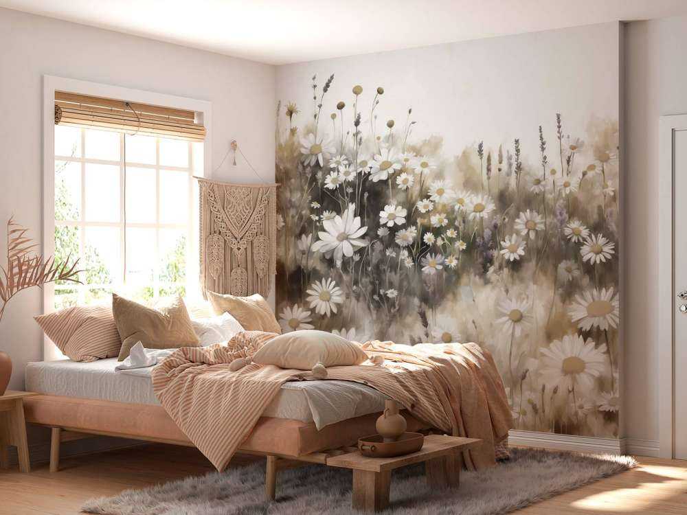 Crème de prairie de marguerites silencieuses