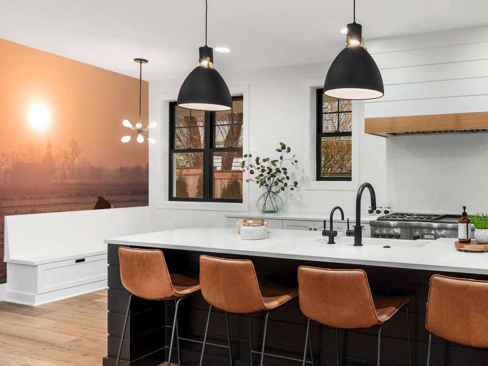 Cheval dans la lueur du matin