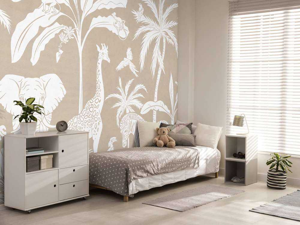 Jungle Monochrome - Marron