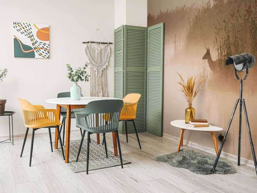 Ree dans la brume du matin