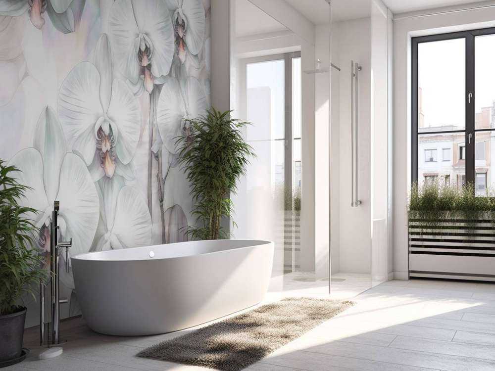 Paradise des Orchidées Vert Foncé