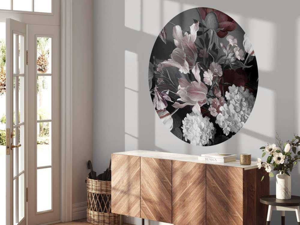 Bouquet avec des tulipes rouges