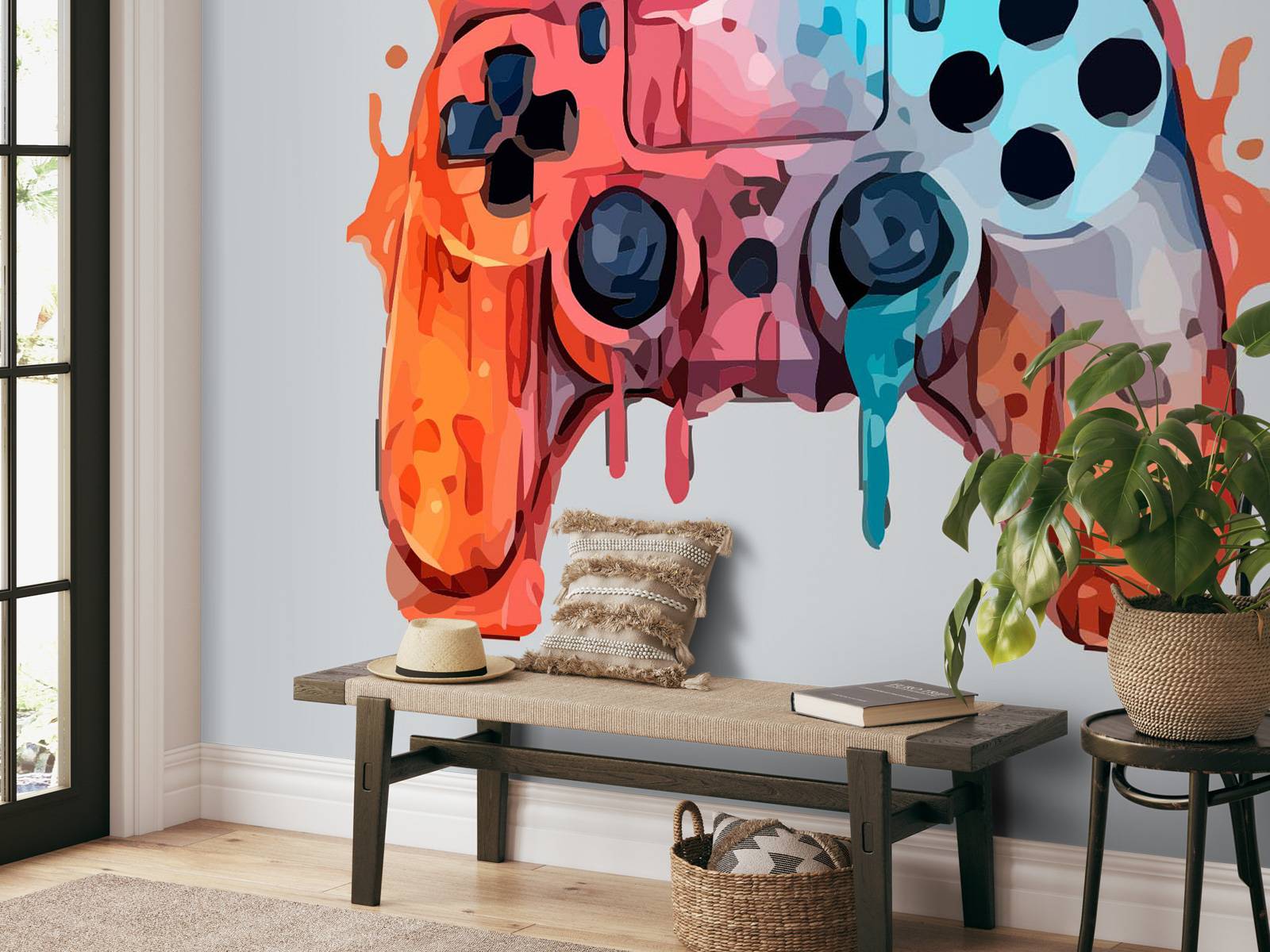 Aquarelle Gamer Éclaboussure