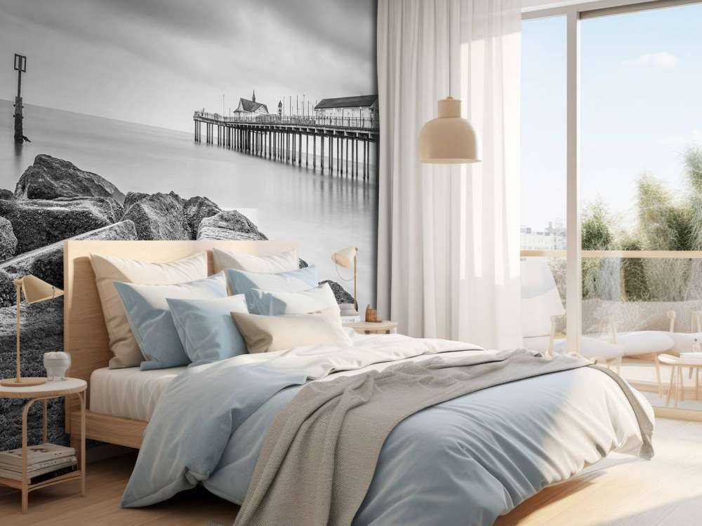 Jetée sur la plage de Southwold