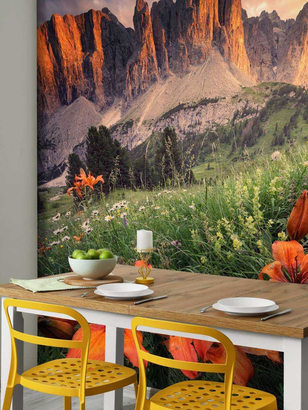 Lueur d'été dans les Alpes