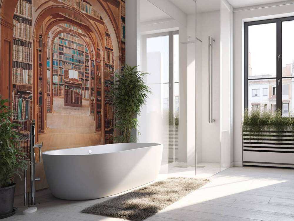 Galerie de livres en bois