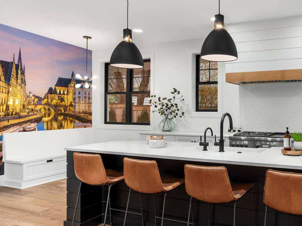 La rivière Lys à Gand