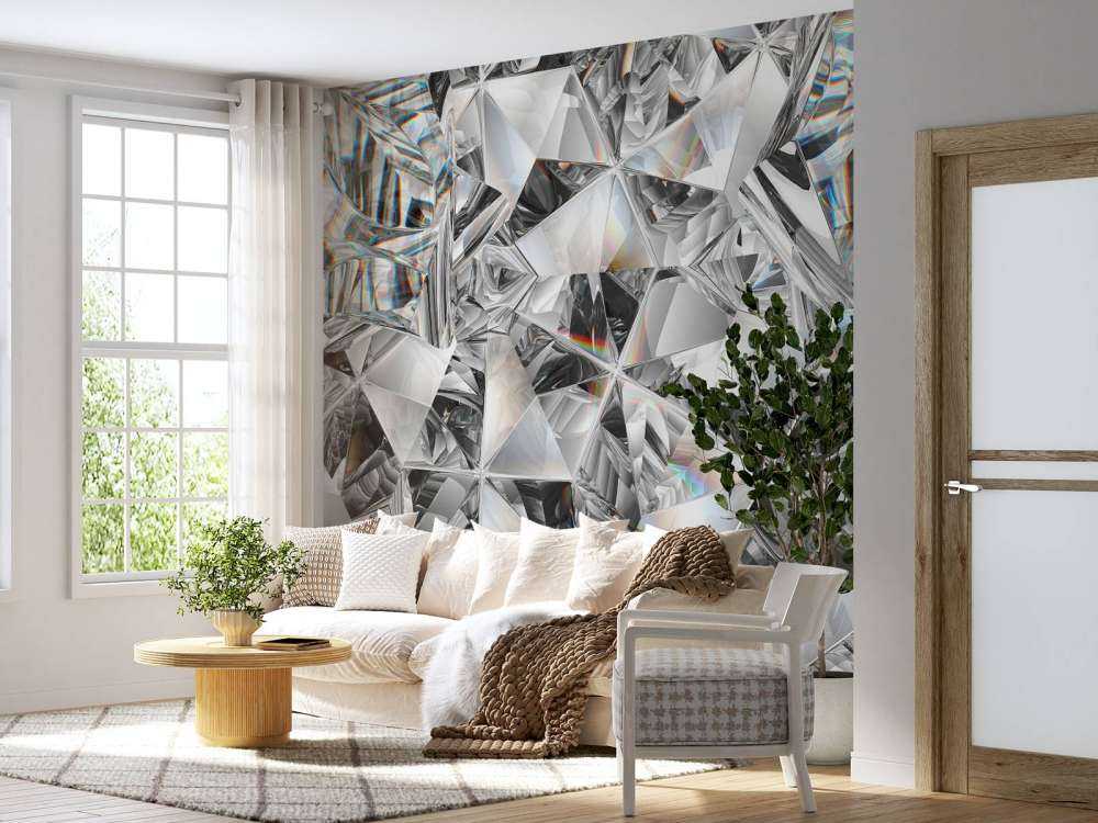 Gros plan de diamants