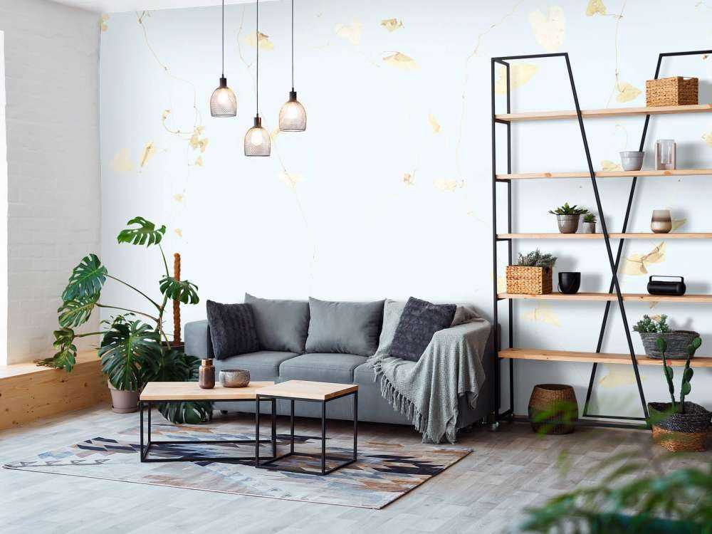 Branches d'aubépine - bleu ciel