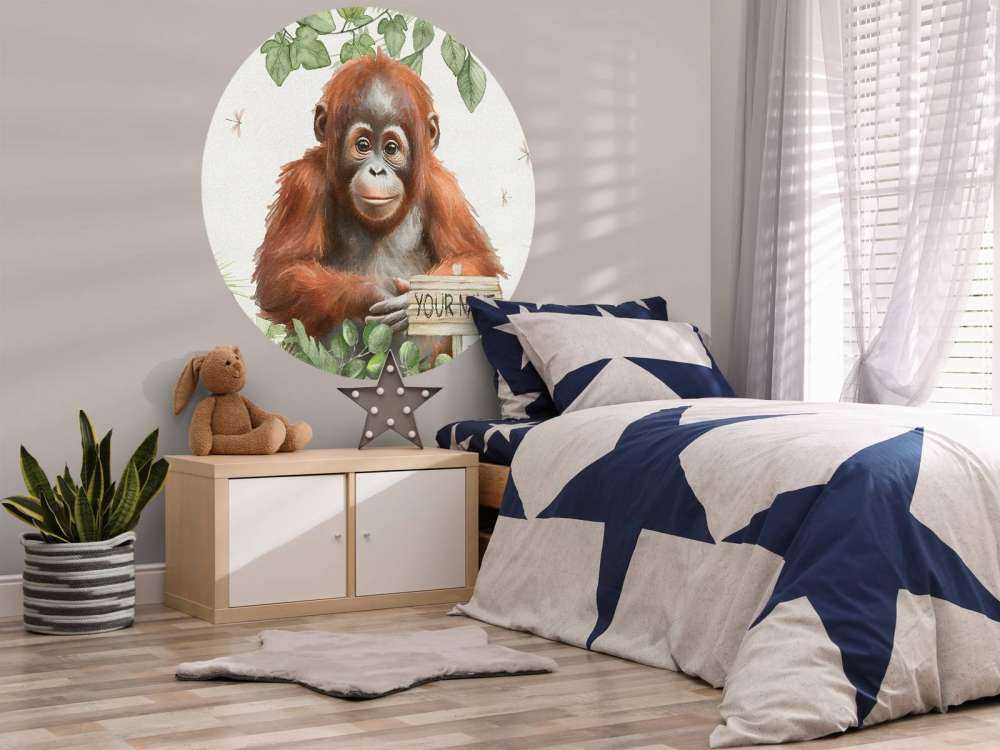 Jeune orang-outan dans la jungle