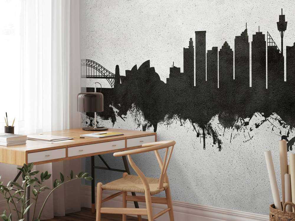 Aquarelle skyline, Sydney