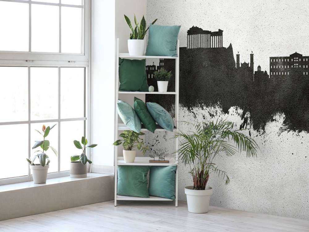 Aquarelle skyline, Athènes