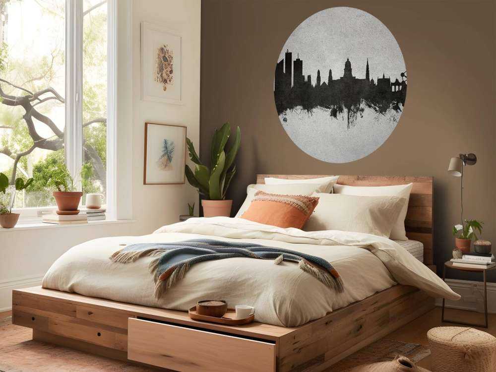 Aquarelle skyline, Bruxelles