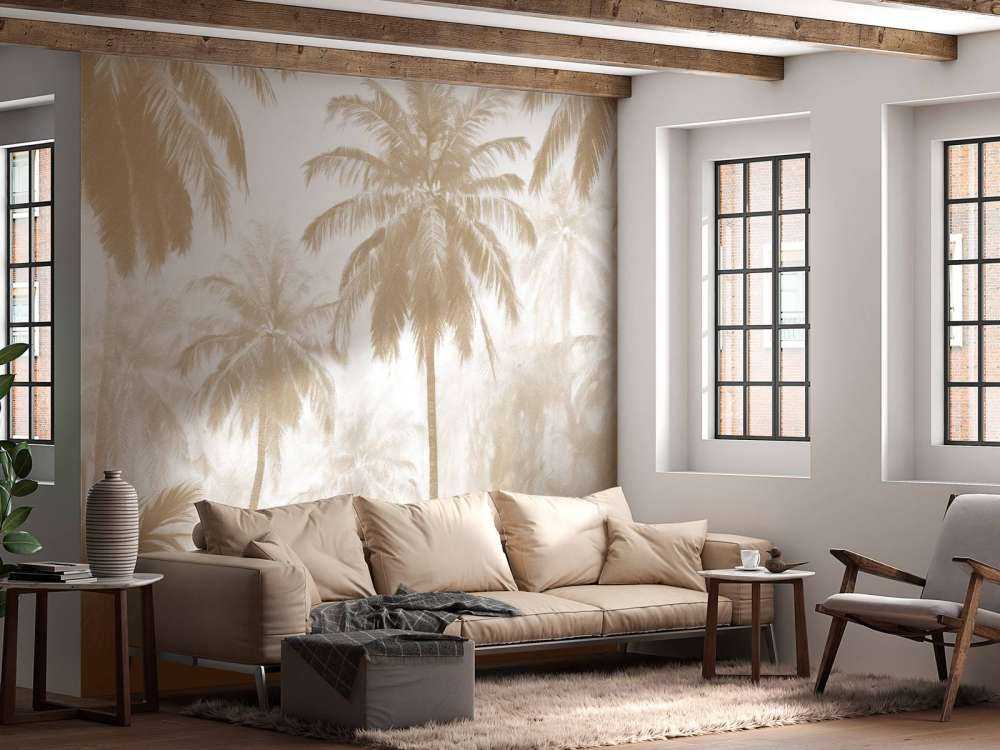 Forêt de Palmiers Brumeuse, taupe