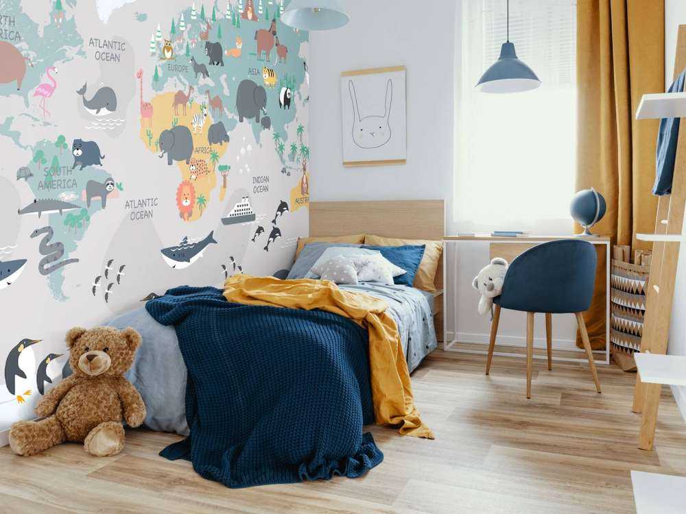 Carte du monde des animaux