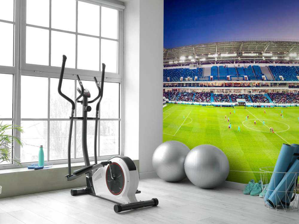 Panorama du stade de football