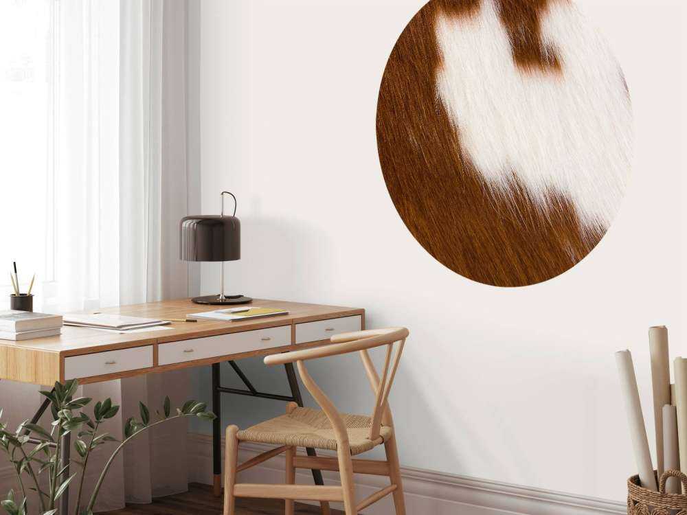 Cuir de vachette rouge et blanc cuir de vachette