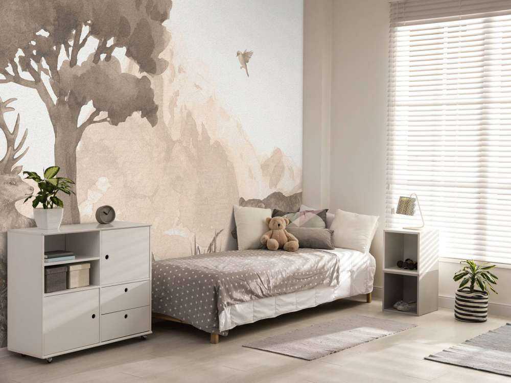 Animaux de la forêt en taupe