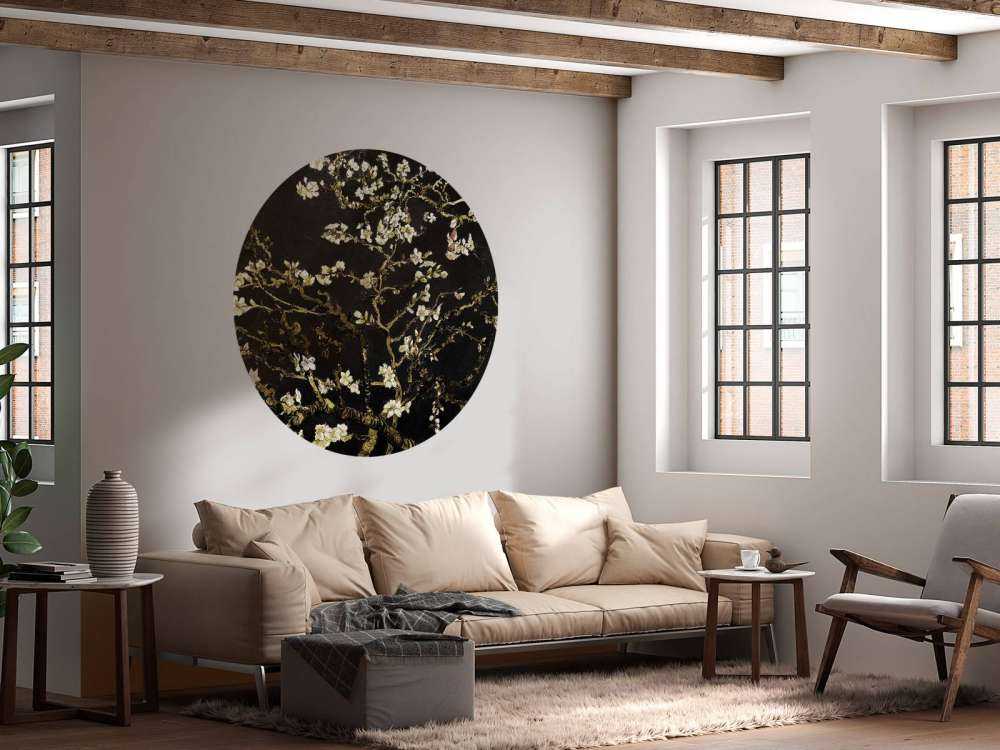 Fleur d'amandier foncé