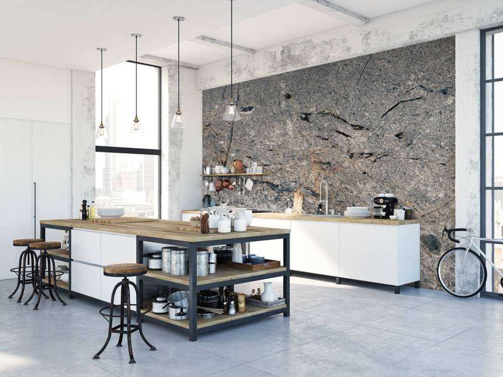 Structure en marbre gris