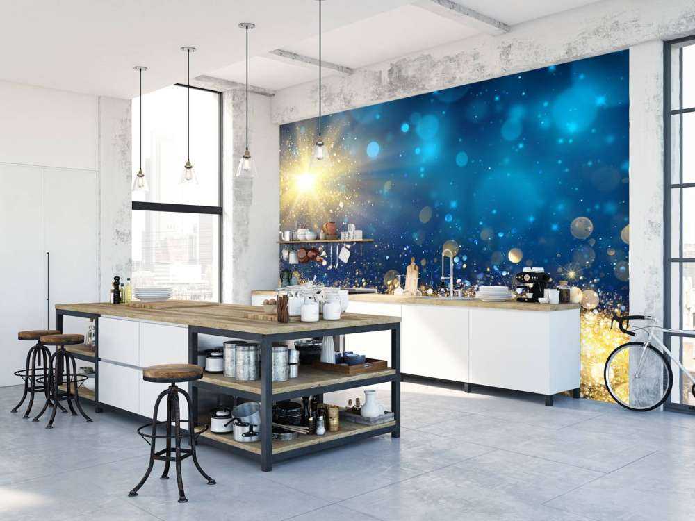 Étoile dans la nuit scintillante