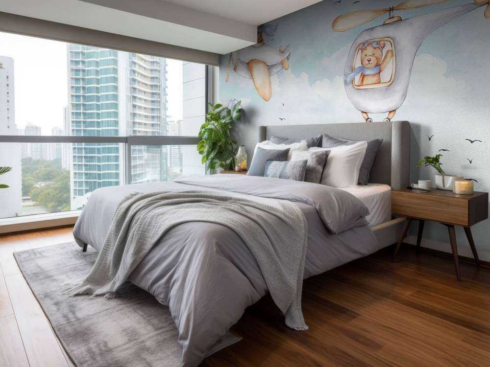 Des ours dans le ciel bleu