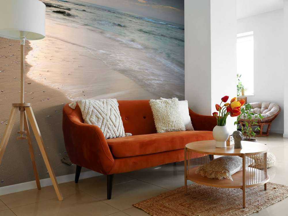 Coucher soleil sur la plage