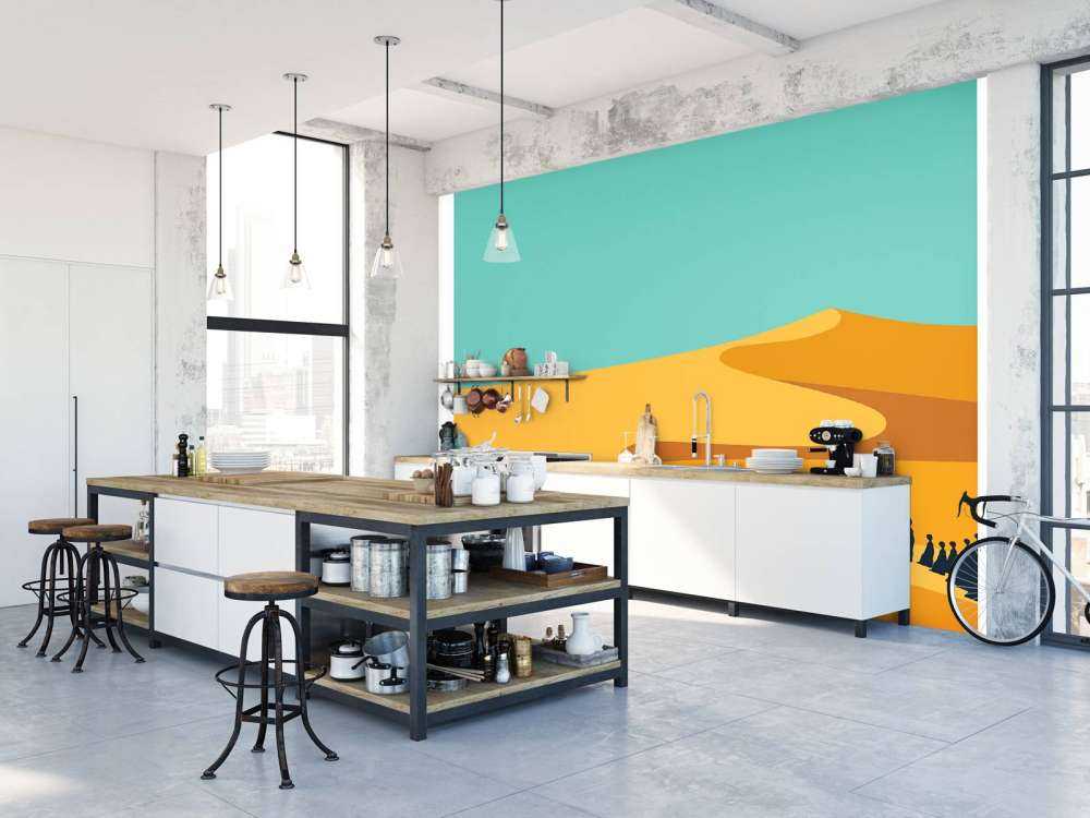 Les gens dans le désert