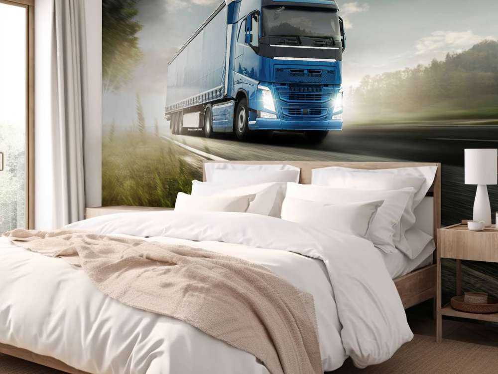 Photo du camion de papier peint