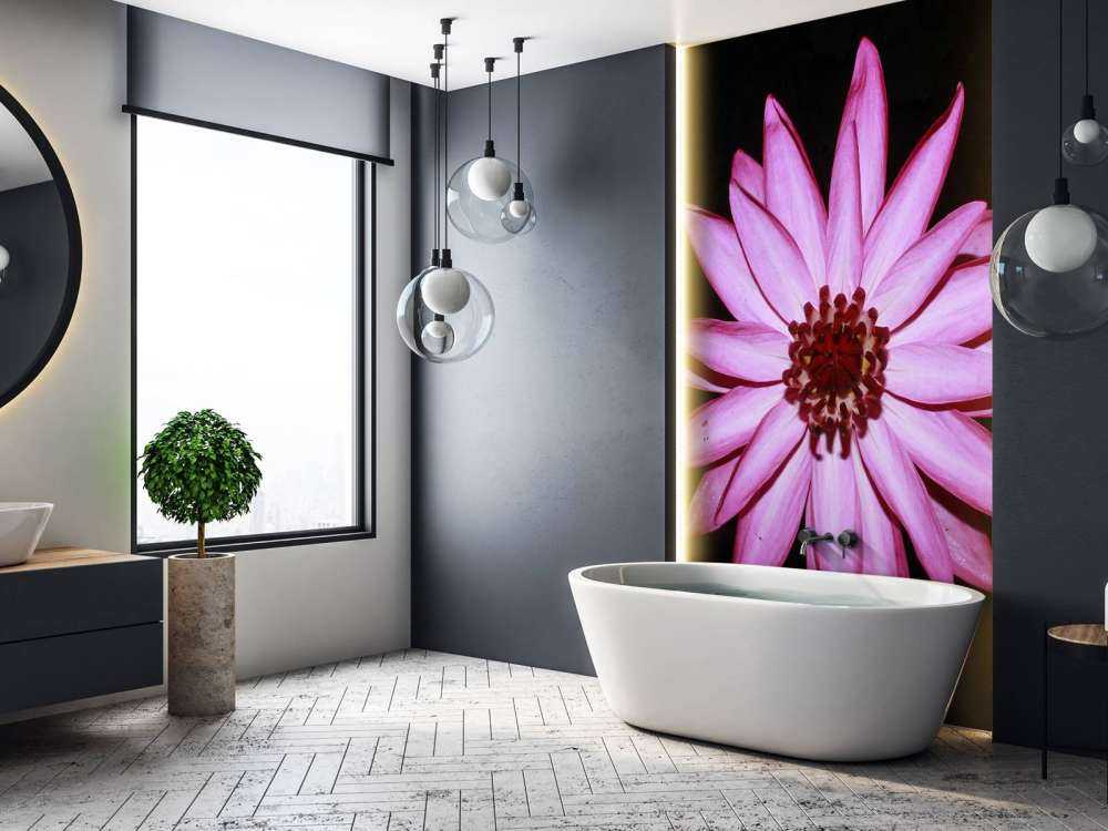 Fleur de lotus vue d'en haut